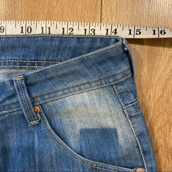 Bench/OJ Womens Acid Washed High Waisted Denim Jeans Size 29 - Picture 7 of 9